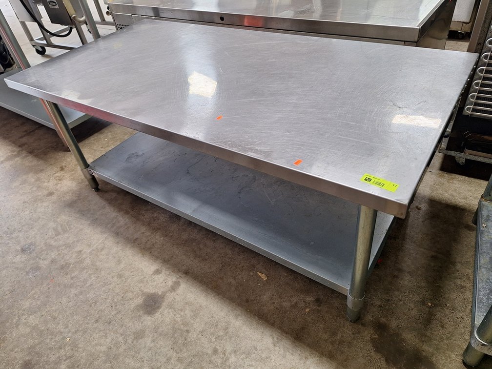Prep SS 2-Tier Table, 60"x30"X25"