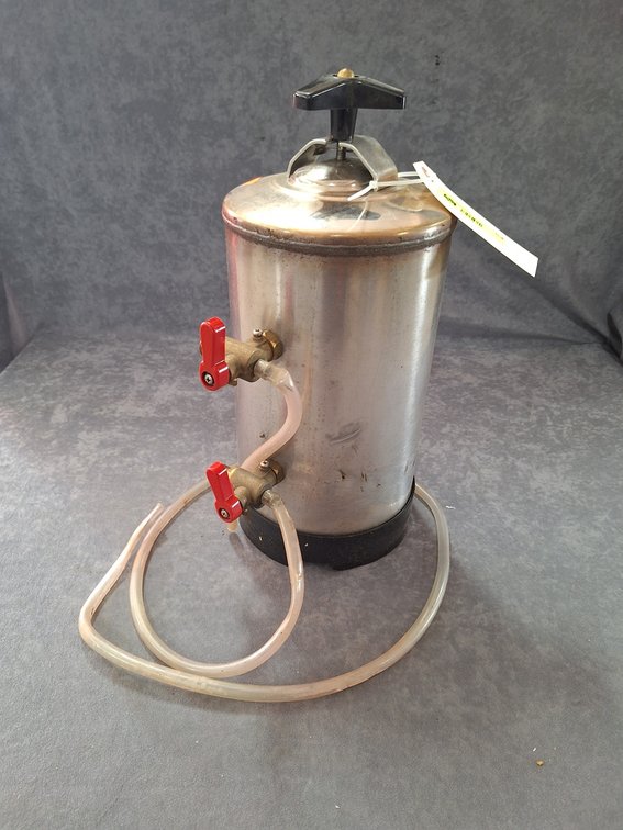 SS Professional Manual Water Softener, 9"x9"x16"