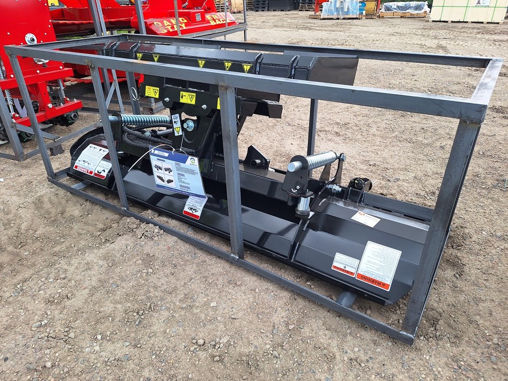 2026 Mower King Skid Steer Bulldozer Blade, Model SPA84, Unused, 84" Working Width, Hitch 3-Point and SS