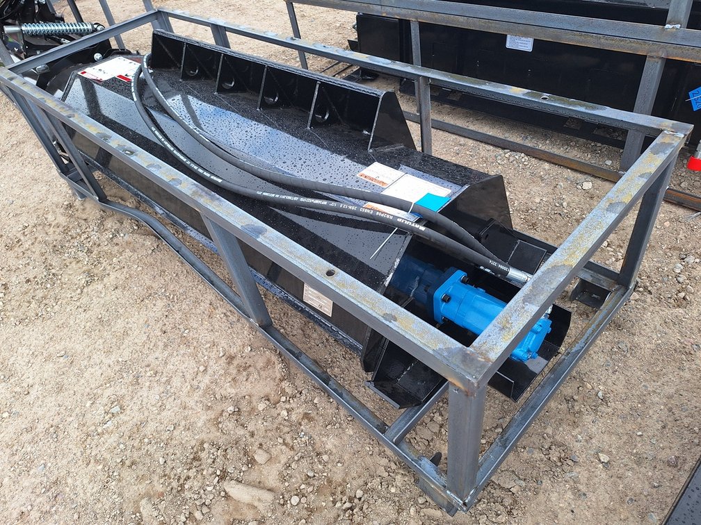2026 Mower King Skid Steer Rotary Tiller, Model ECSSTRO72, Unused, 73" Working Width, 7" Height