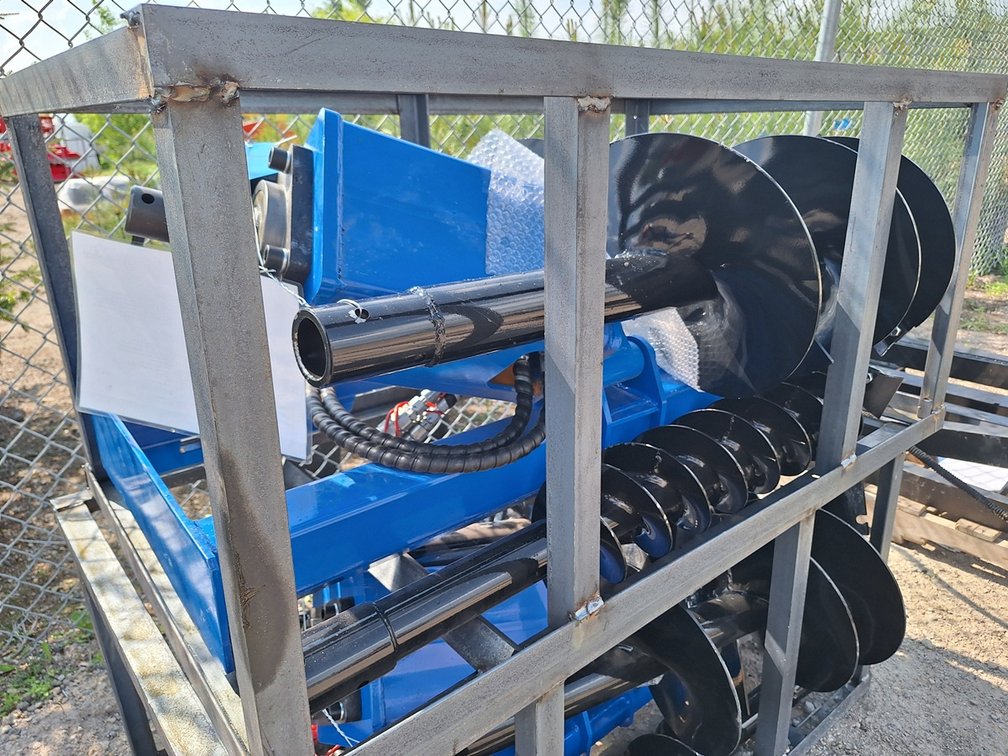 2026 AGT Skid Steer Augers, Model SSECAG-Y, Unused, 6", 12" and 14" Augers
