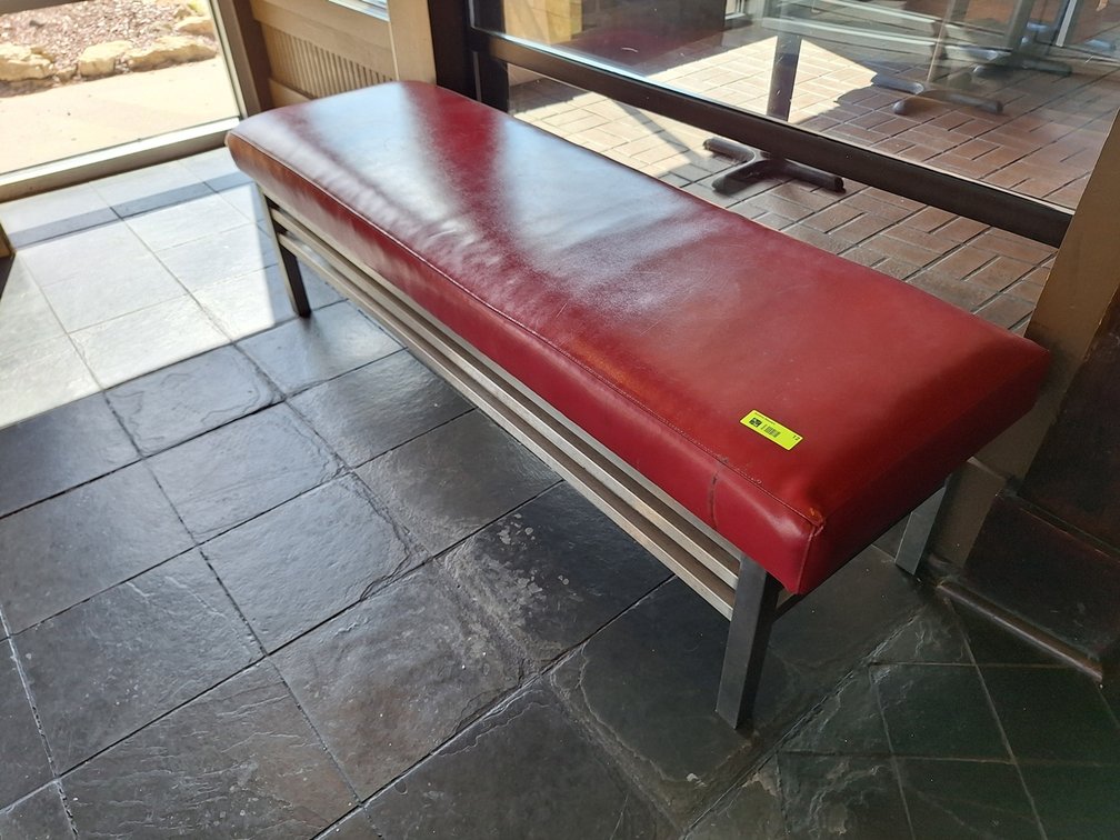 Upholstered Bench, 64"x20"x20"