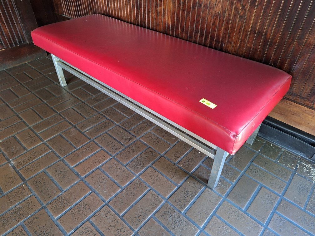 Upholstered Bench, 64"x20"x20"