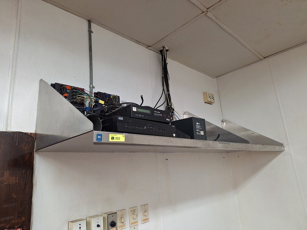 SS Wall Shelf, 84"x24"