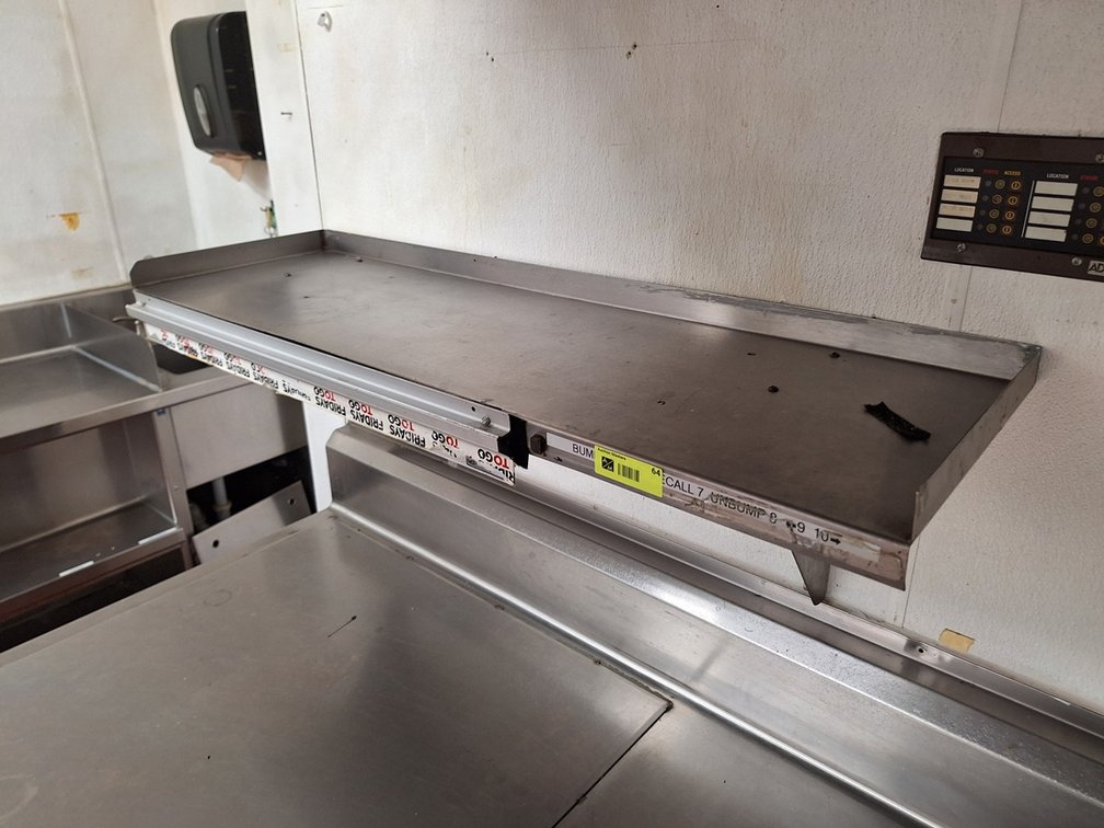 SS Wall Shelf, 44"x14"