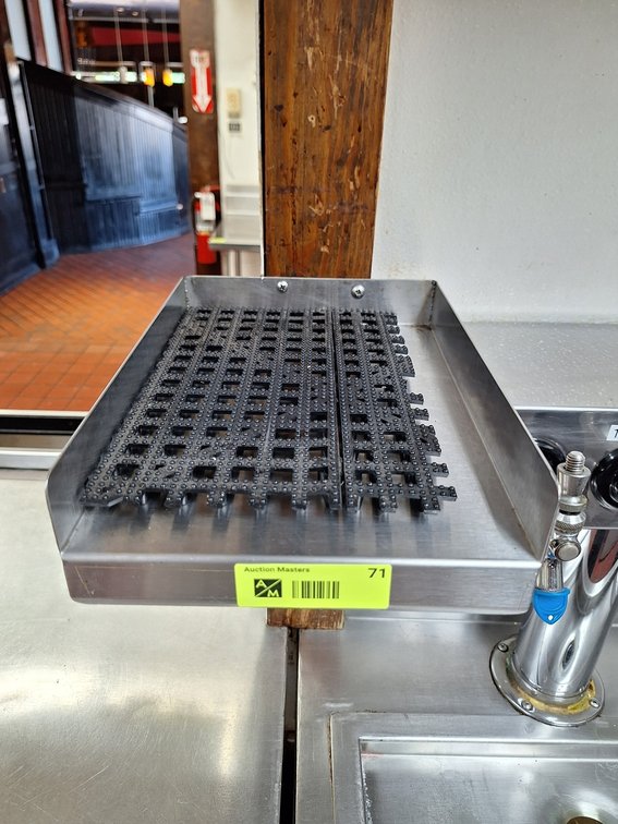 SS Wall Shelf, 8"x12"