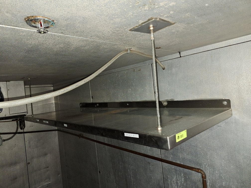 SS Wall Shelf, 64"x24"