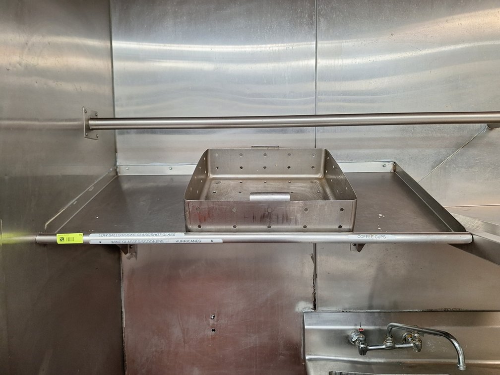 SS Incline Shelf, 44"x21"