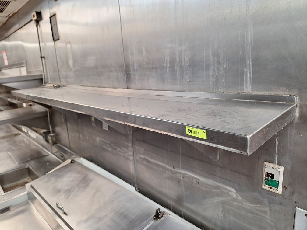 SS Wall Shelf, 96"x14"