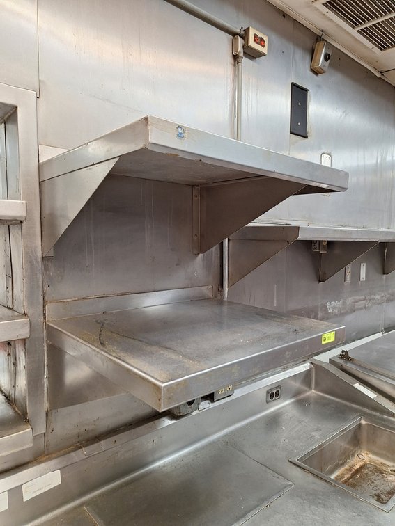 2 SS Wall Shelves, 26"x22"