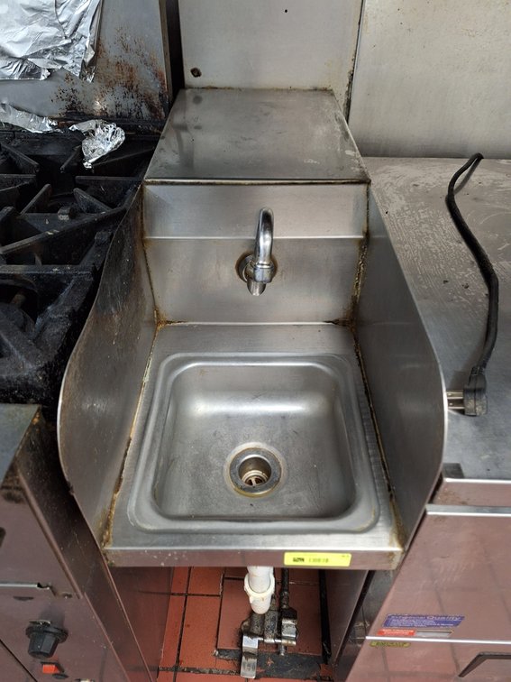 SS Hand Sink with Foot Controls
