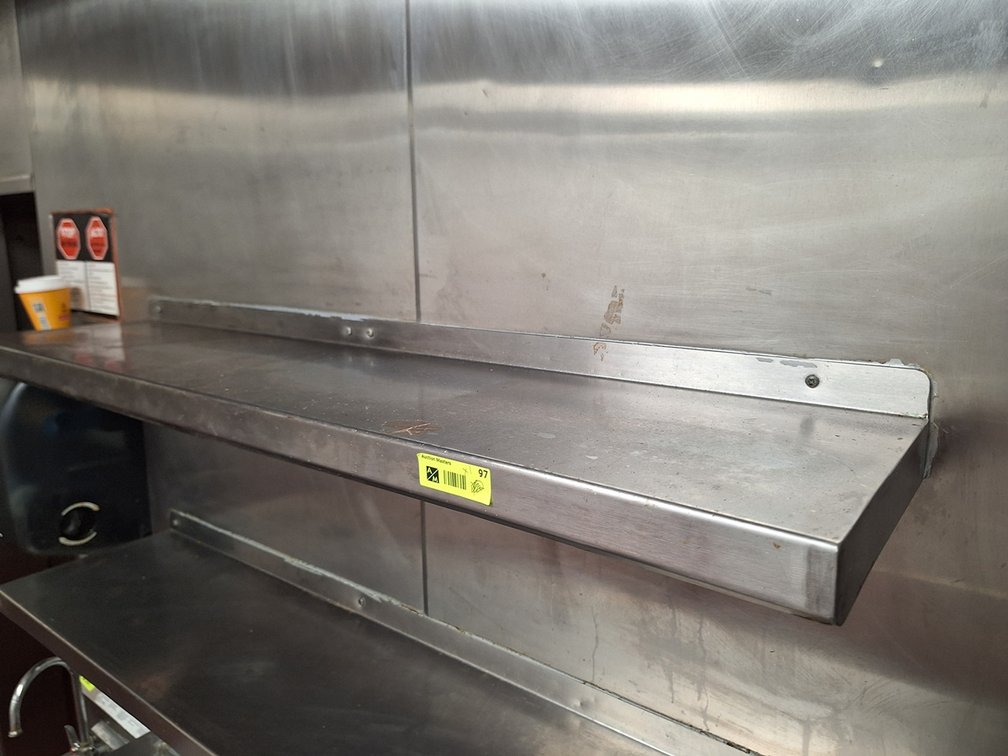 SS Wall Shelf, 50"x12"