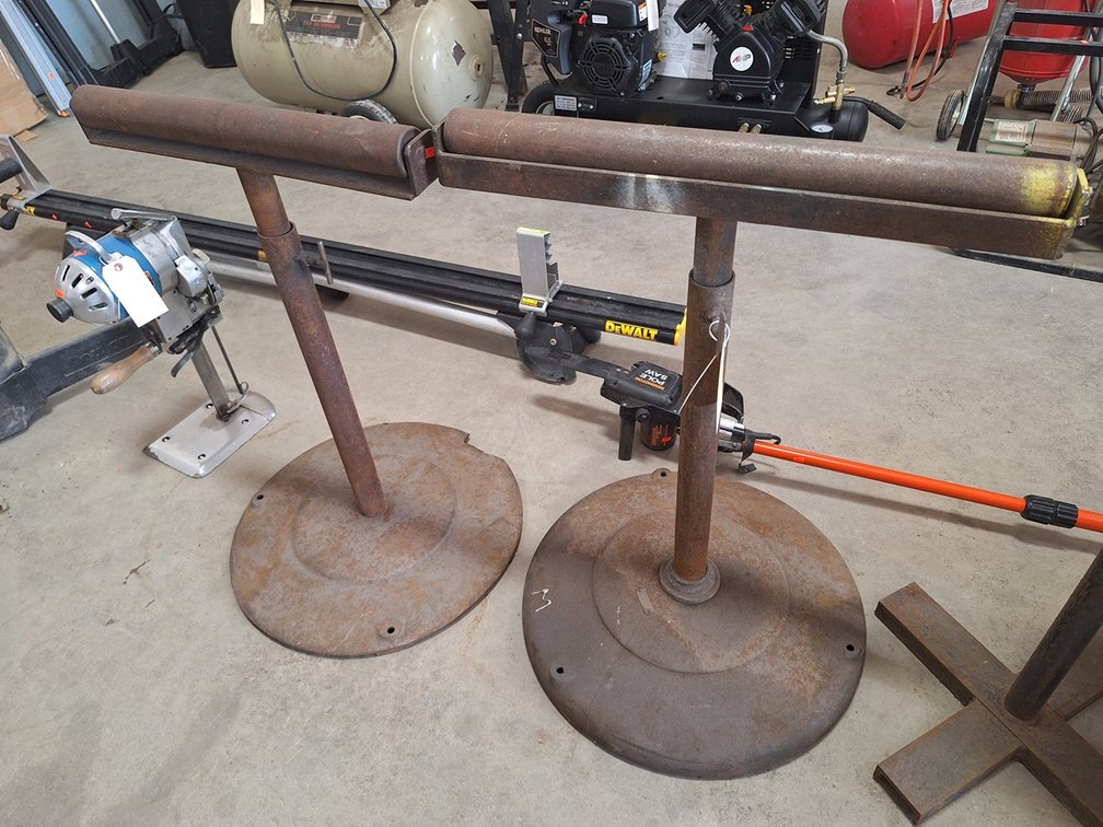 2 Heavy Duty Roller Stands