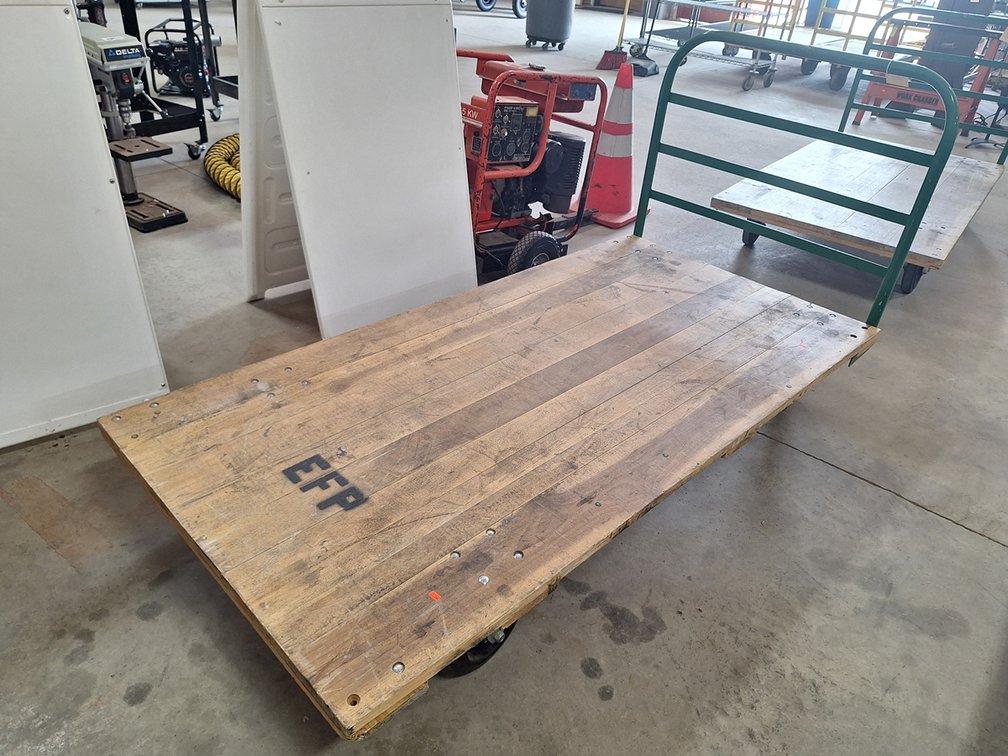 Uline Wood Platform Truck