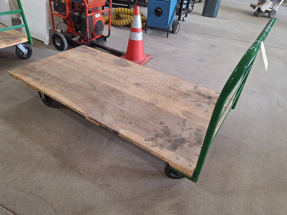 Uline Wood Platform Truck