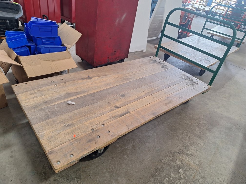 Uline Wood Platform Truck