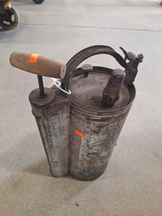 Vintage Pump Tank
