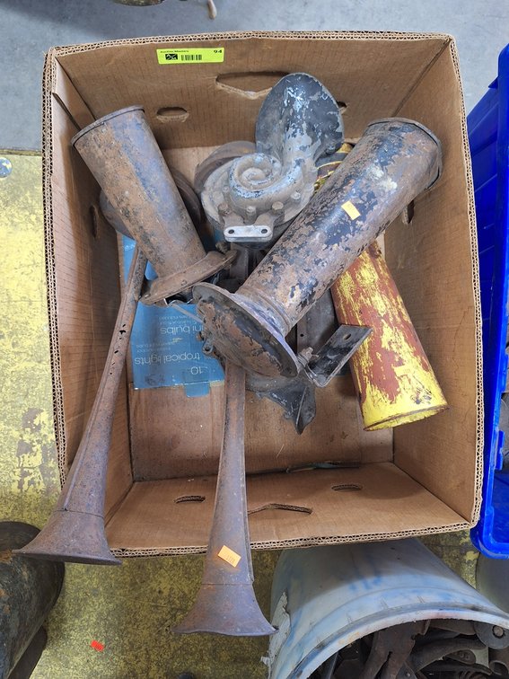 Assorted Vintage Metal Horns