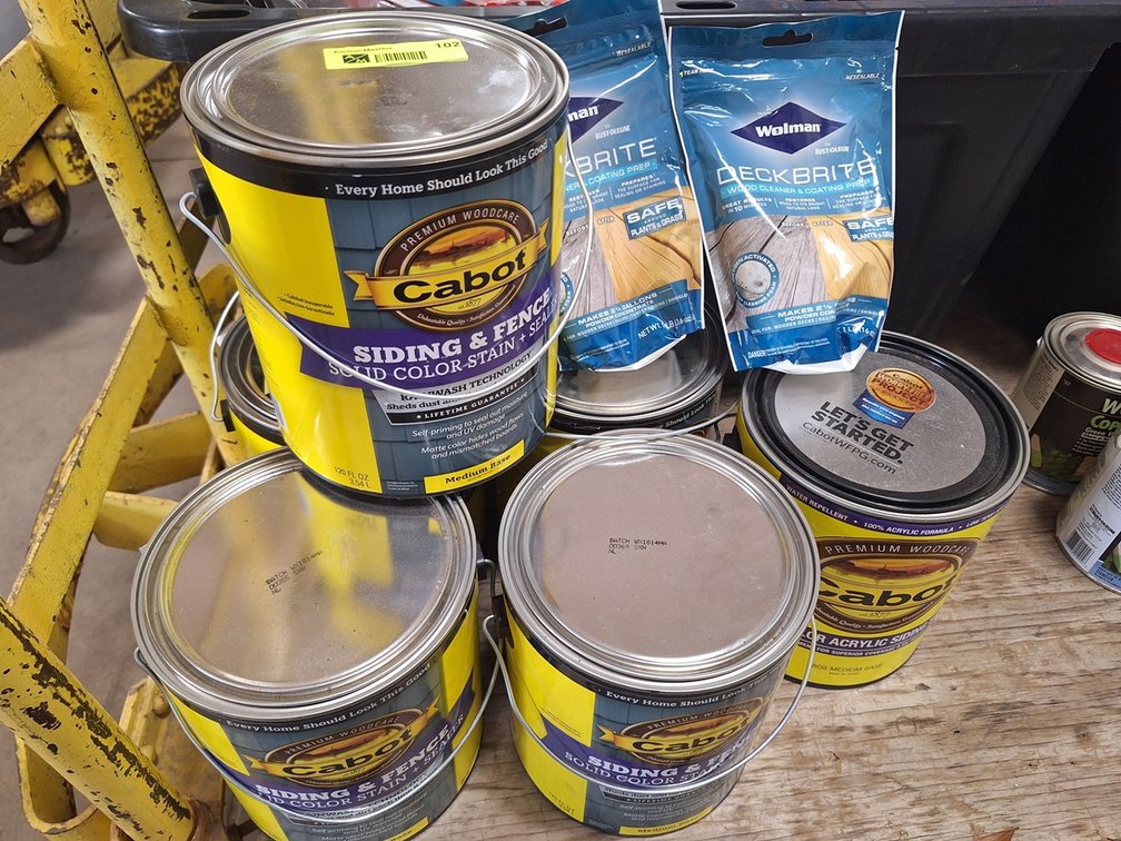6 Cabot Siding and Fence Stain and Sealer, More