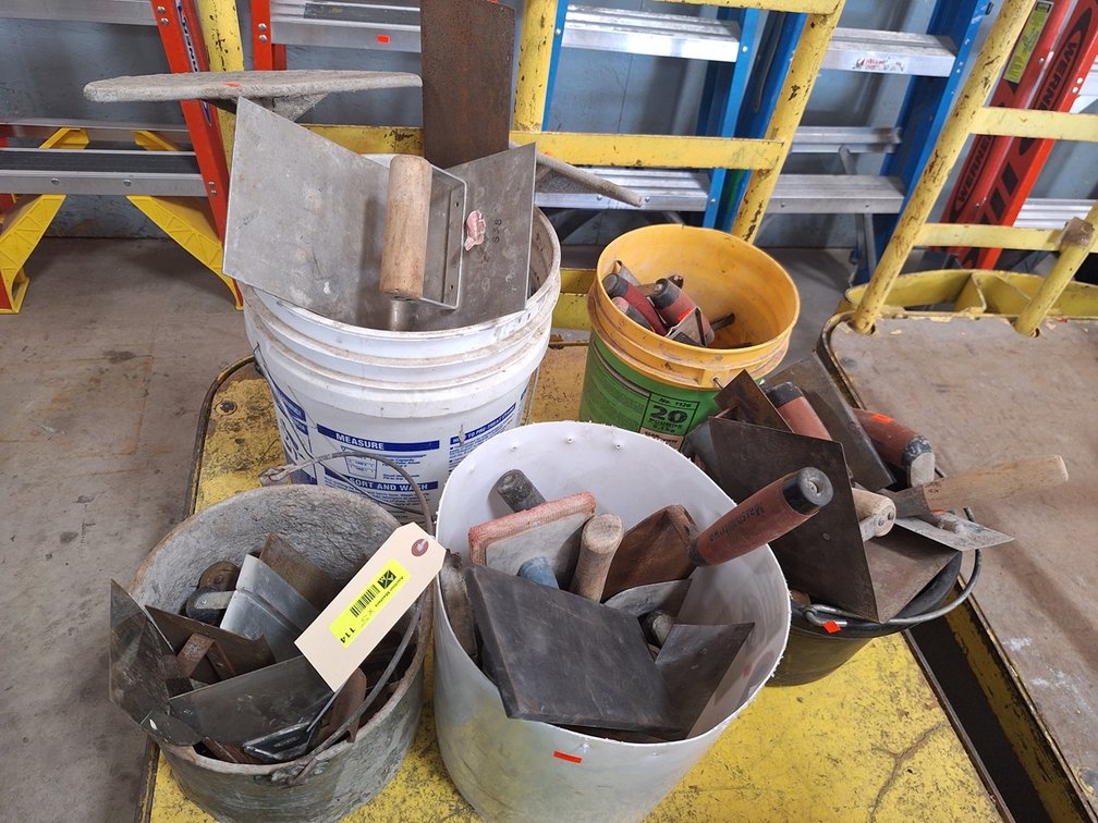 Assorted Trowels and Concrete Finishers