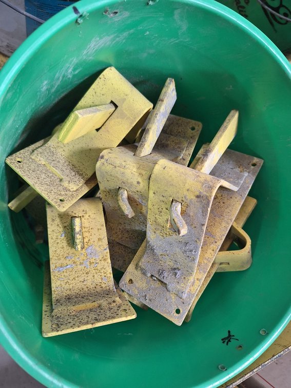 Bucket Assorted Concrete Form Brackets