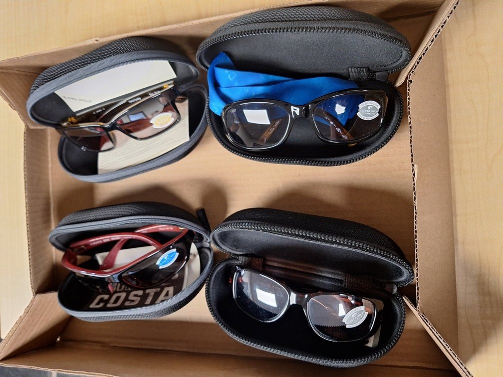 4 Pairs Costa Sunglasses