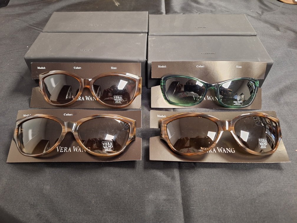 4 Pairs Vera Wang Sunglasses