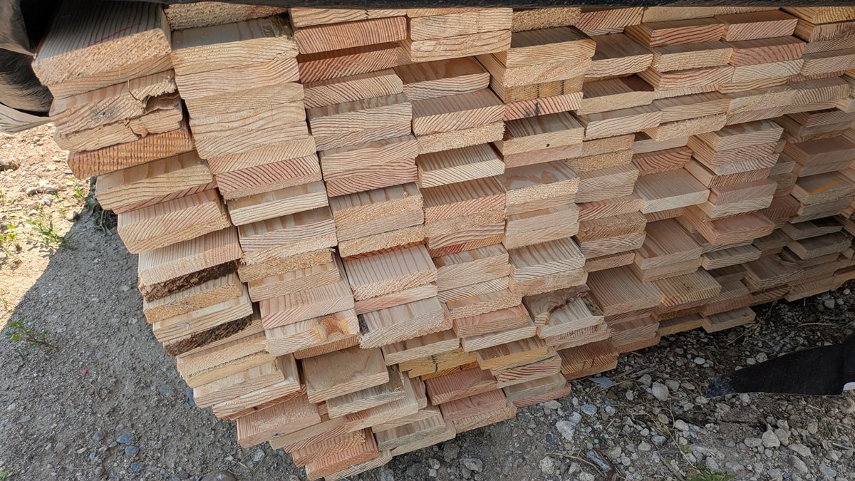 Douglas Fir 1"x4", Planer Falldown S4S, 6' to 10' Lengths, 2925 Linear Feet