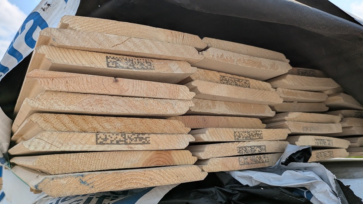 Beige Prime Western Wood 1"x8", UTIL LWP-11 REV KD, 12' Lengths, 624 Linear Feet, 351 Sq. Ft.