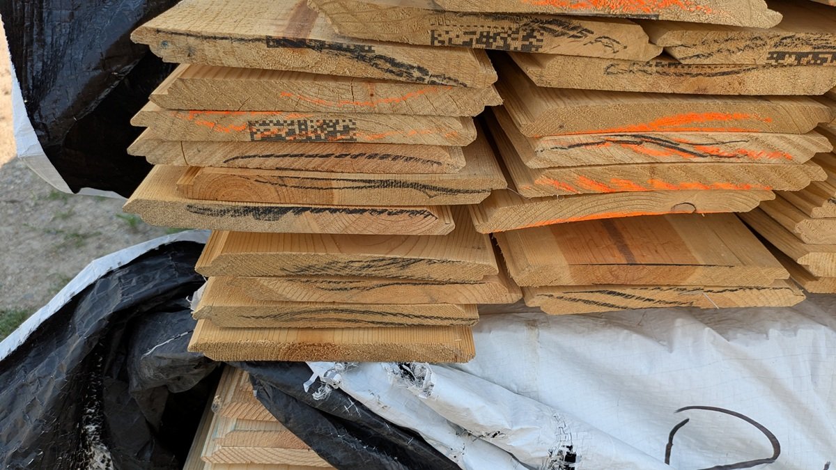 Ponderosa Pine 1"x8", COMMON LWP-11 REV, 70 Pieces, 10' and 12' Lengths, 557.3 Board Feet