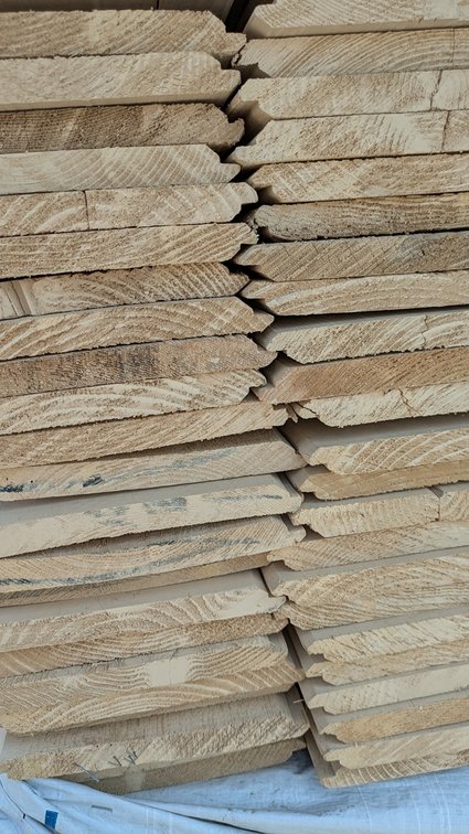 Beige Prime Western Wood 1"x8", UTIL LWP-11 REV KD, 8' Lengths, 1392 Linear Feet, 783 Sq. Ft.