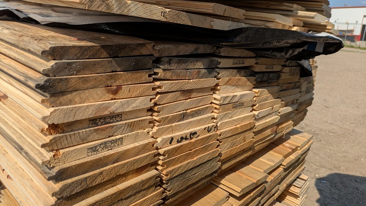 Ponderosa Pine 1"x6", UTIL BEAD CLG FACE LWP-4, 16' Lengths, 1536 Linear Feet, 864 Sq. Ft.