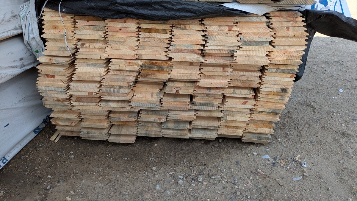 Ponderosa Pine 1"x6", UTIL LWP-4 FACE SQ BACK KD, 6' to 8' Lengths, 2104 Linear Feet, 876 Sq. Ft.