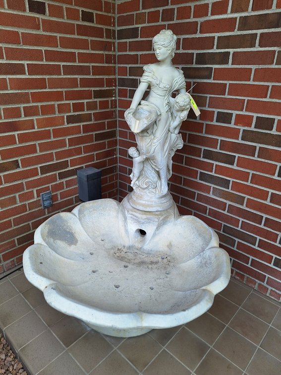Concrete/Stone Sculpture, 36"x33"x35"