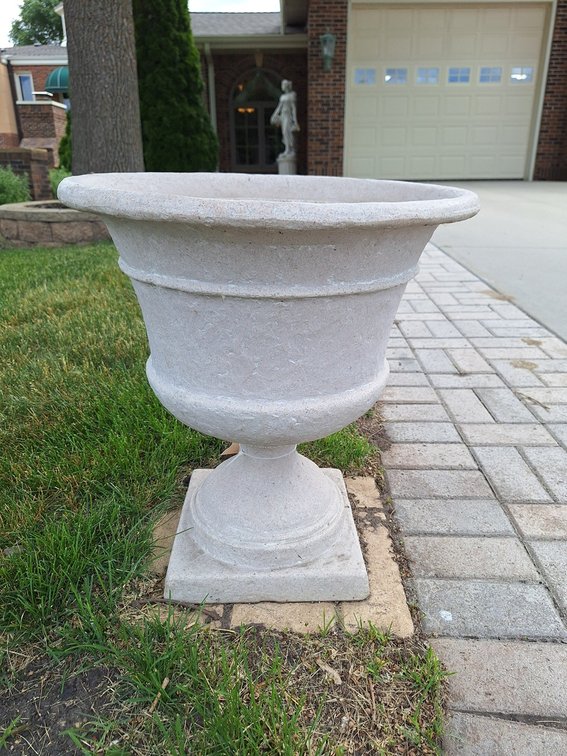 2 Poly Planters, 19"x21"