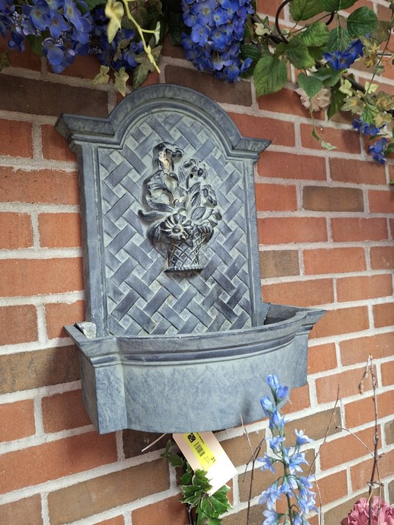 Wall-Mount Fountain 21"H