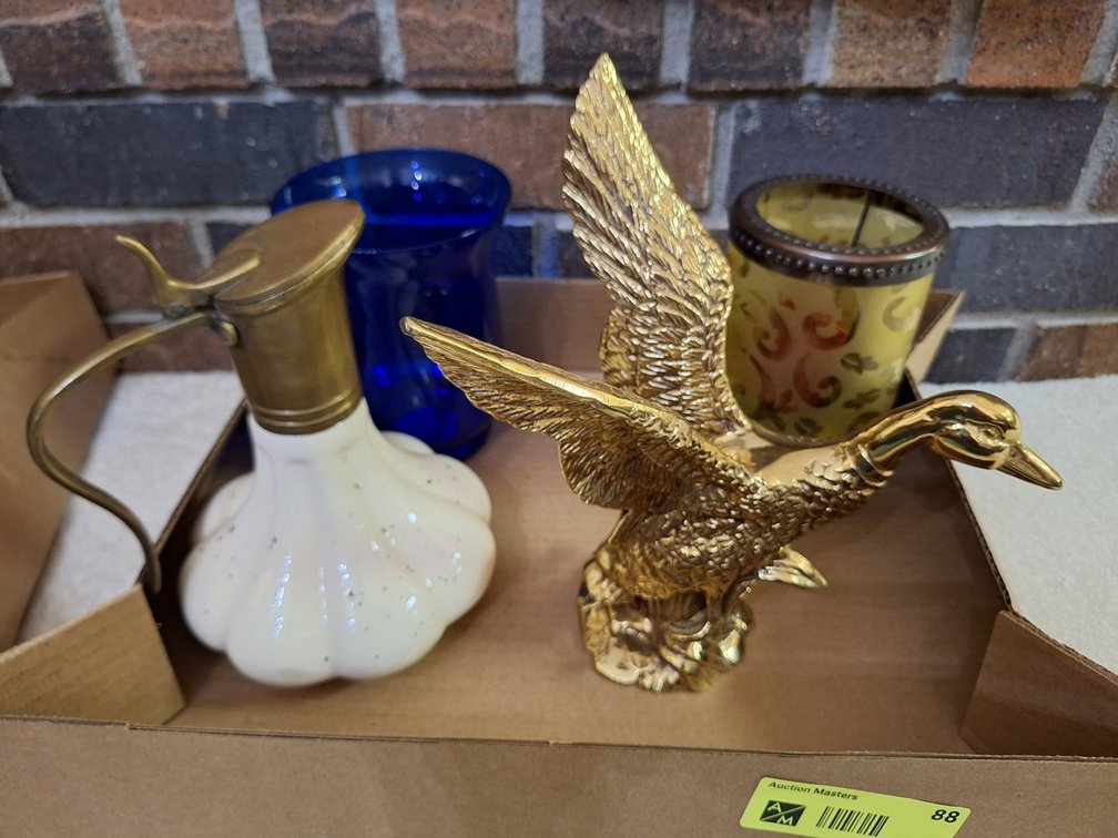 Coppercraft Duck Figure, Ewer Jug and More