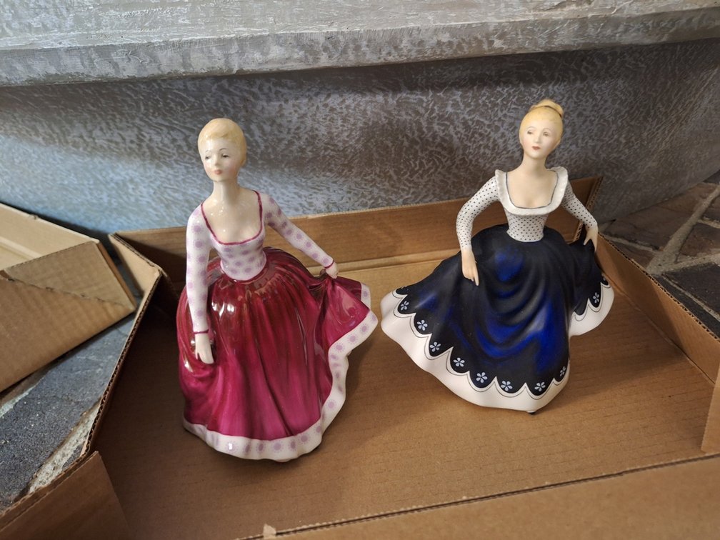 2 Royal Doulton Lady Figurines