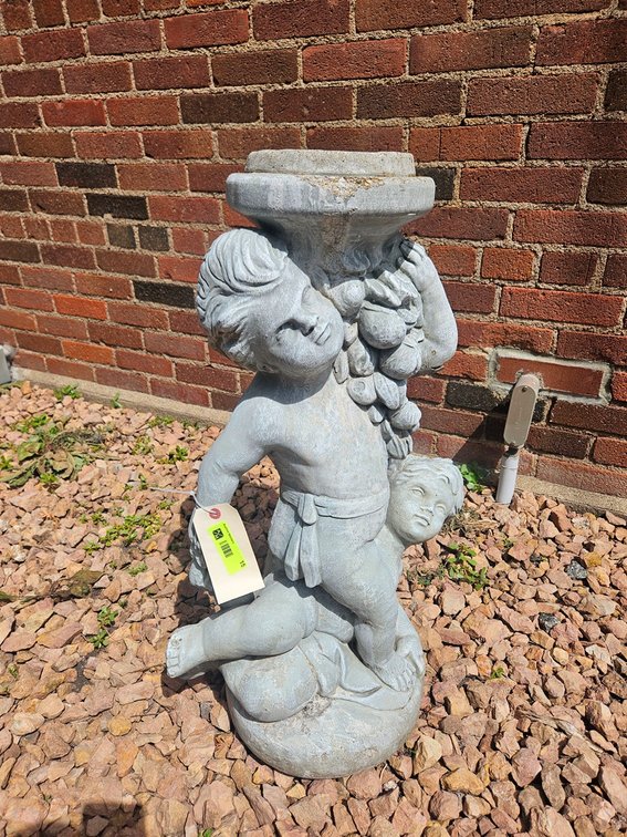 Concrete/Stone Planter, 14"x28"