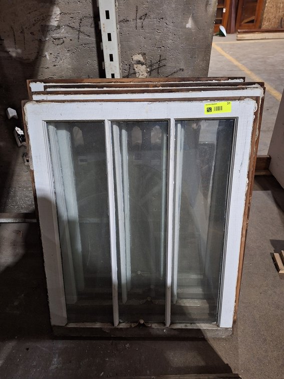 4 Vintage Window Sashes