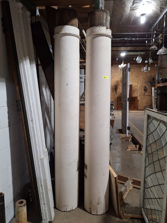 Decorative Wood Columns, Approx 12"x90"