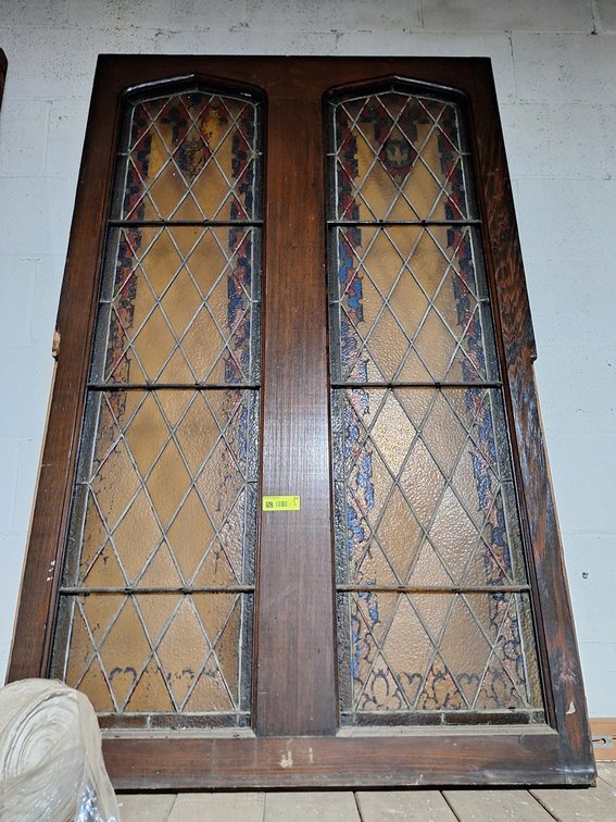 Leaded/Stained Glass Window Panel