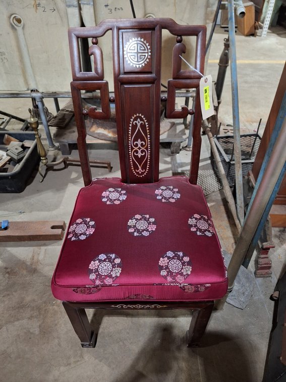 Ornate Upholstered Chair