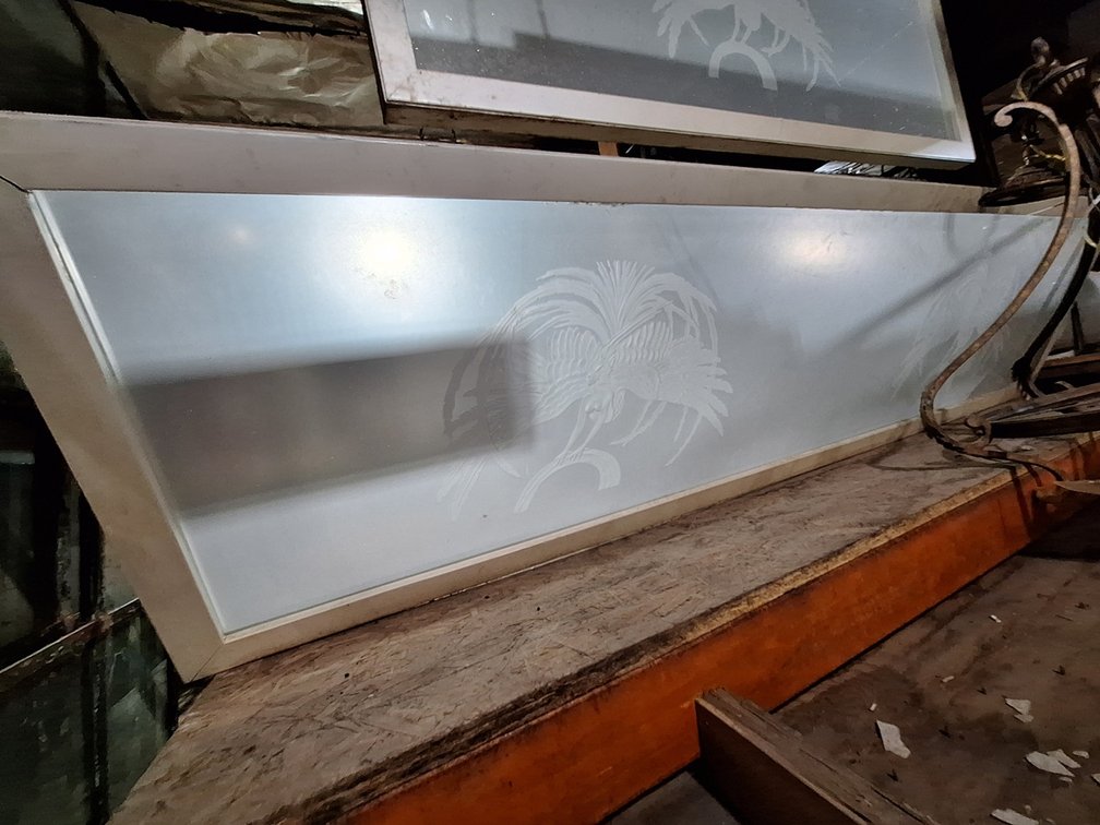 Frosted Glass Panel