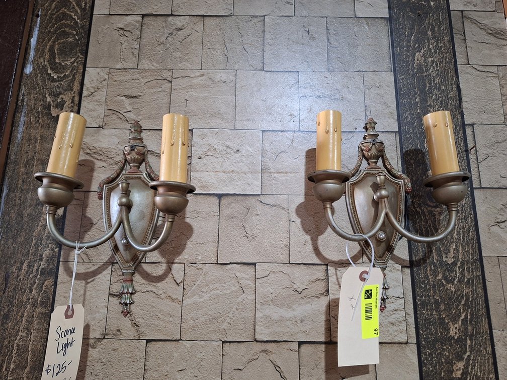 2 Wall Sconces, 11"