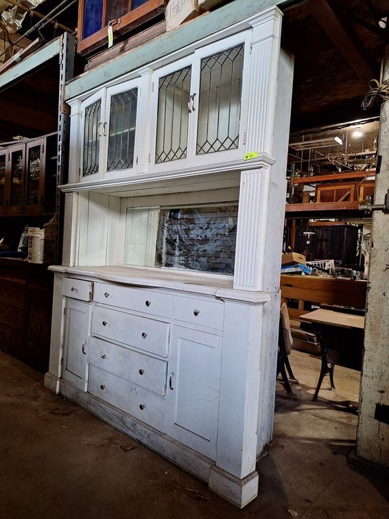 White/Mirrored Built-In, 73"x20.75"x85.25"