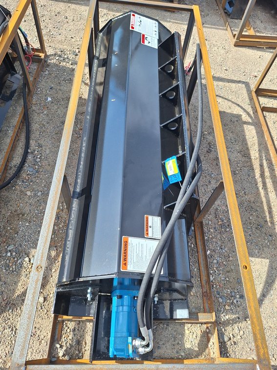 2026 Mower King Skid Steer Rotary Tiller, Model ECSSTR072, Unused