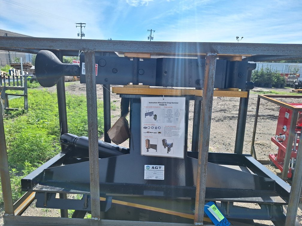2026 AGT Skid Steer Breaker/Drop Hammer, Model PD680-PZ, Unused