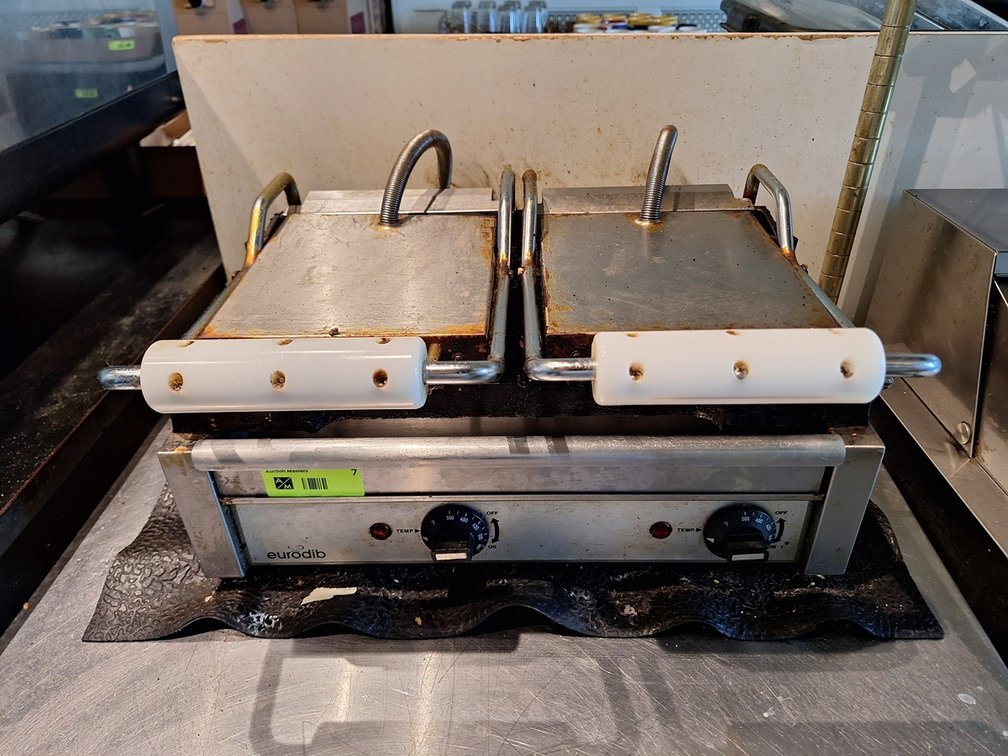 Eurodib 2 Place Panini Press Grill