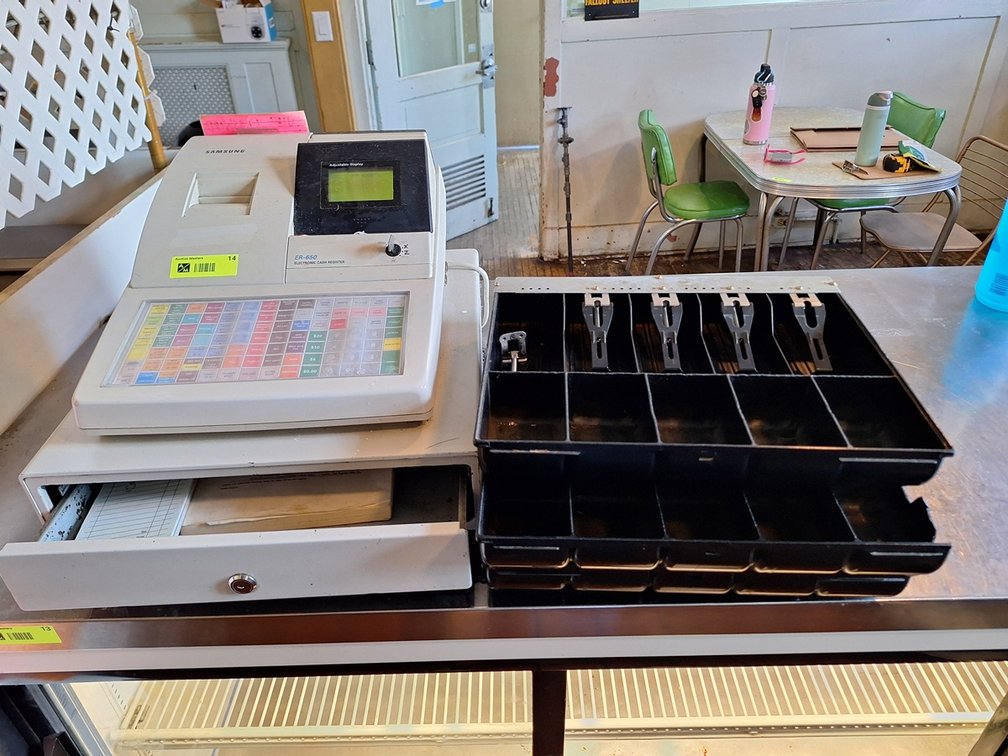 Samsung RR-60V Cash Register with 3 Cash Drawers